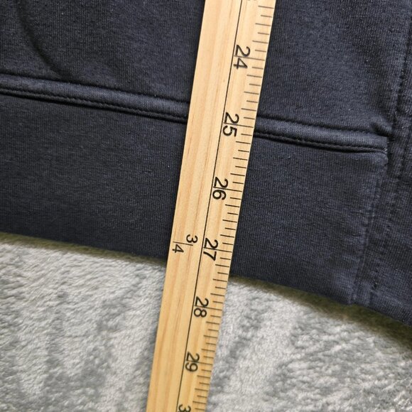 Nike Yoga Dri-Fit Hooded Sweatshirt Womens L Black Full-Zip Fleece Training - Picture 13 of 14